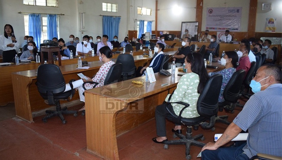 Section of the participants attending the Wokha district level workshop on ‘Building Capacities for Taking Forward the SDGs’ held at DC Conference Hall on September 13. (DIPR Photo) 